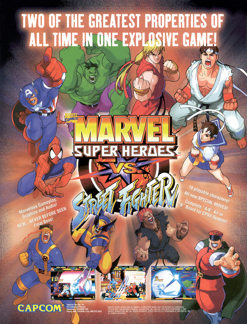 Marvel Superheroes Vs Street Fighter Games Online