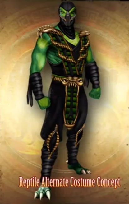 mortal kombat 9 reptile klassic. mortal kombat 9 jade alt.