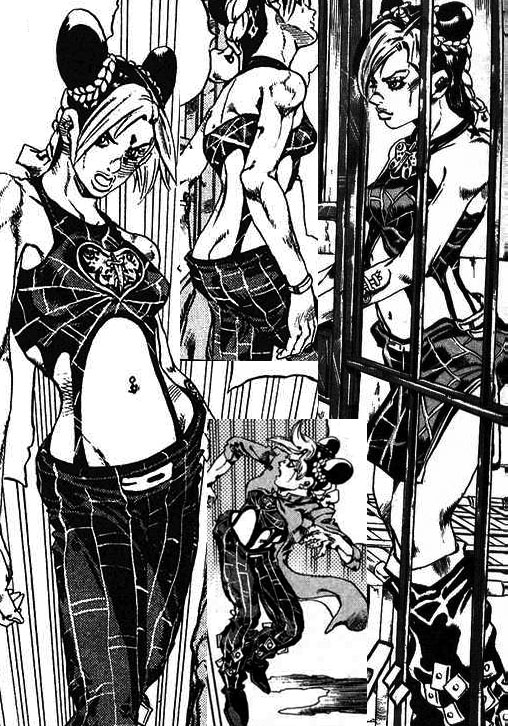 Jolyne Kujo Manga Panel All in one Photos.