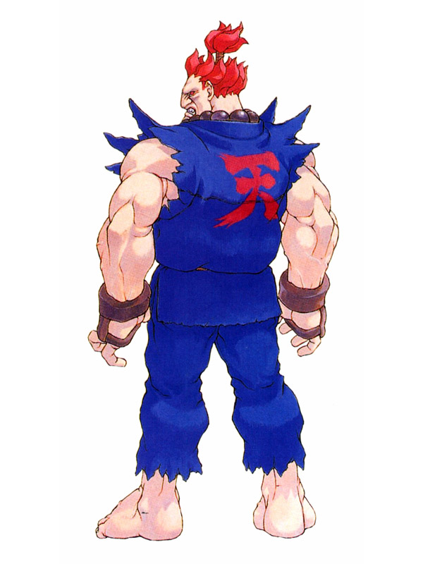 Demon Akuma Street Fighter Graphic · Creative Fabrica