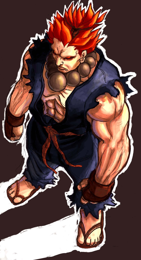 Akuma - Street Fighter - Street Fighter by Guvrak