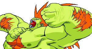 satisfacción Situación cobertura Blanka (Street Fighter)