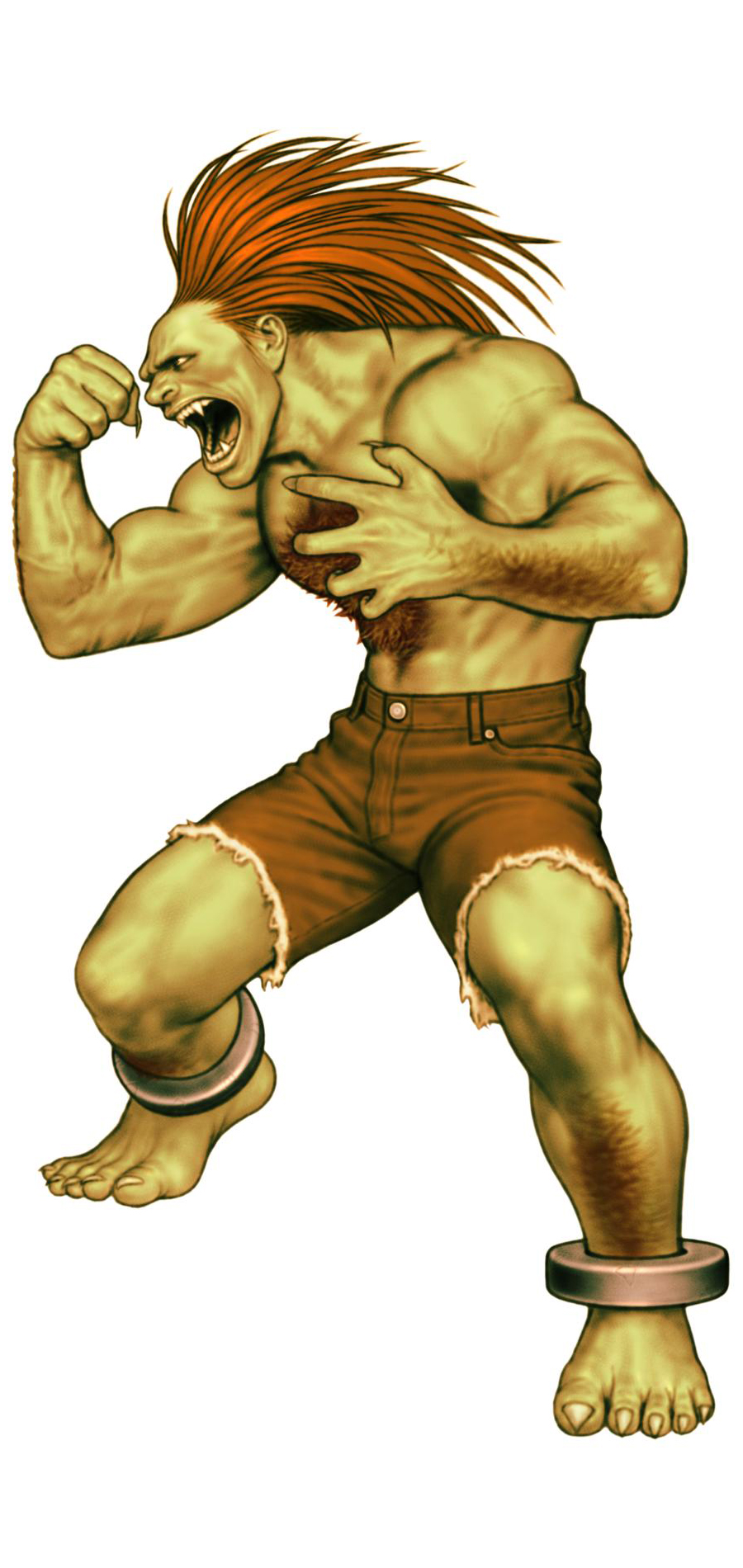 Blanka Street Fighter Design - Original Artwork - Street Fighter