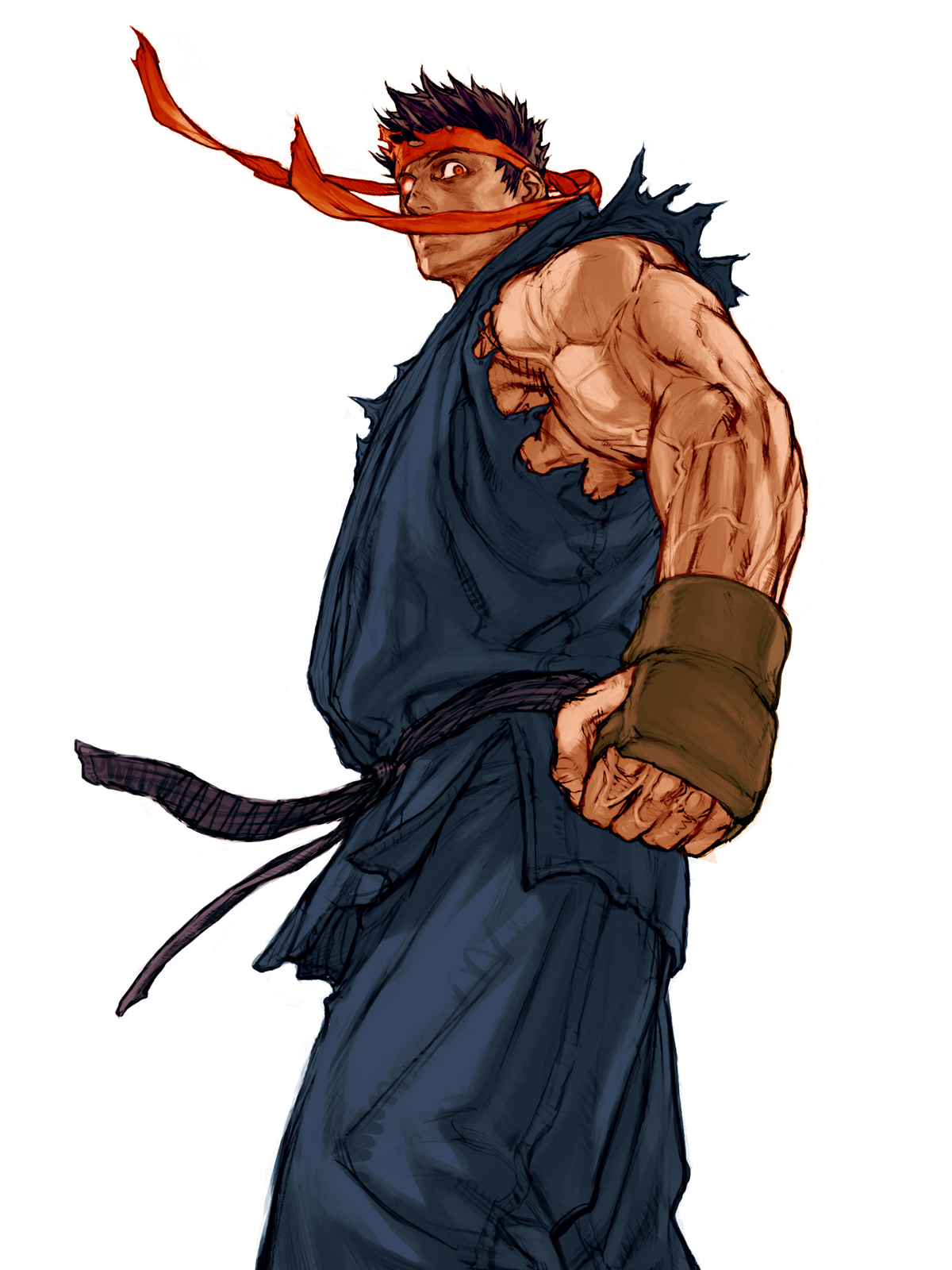 Evil Ryu Official Render from Super Street Fighter IV Arcade Edition