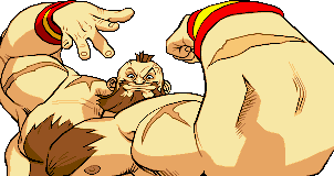 Zangief artwork for @Capcom_Unity's Street Fighter II: Special