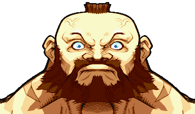 SF2 CHAMPION EDITION ZANGIEF FACE OFF | Sticker