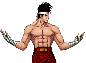 KOF da Depressão - Joe Higashi é um personagem das séries Fatal