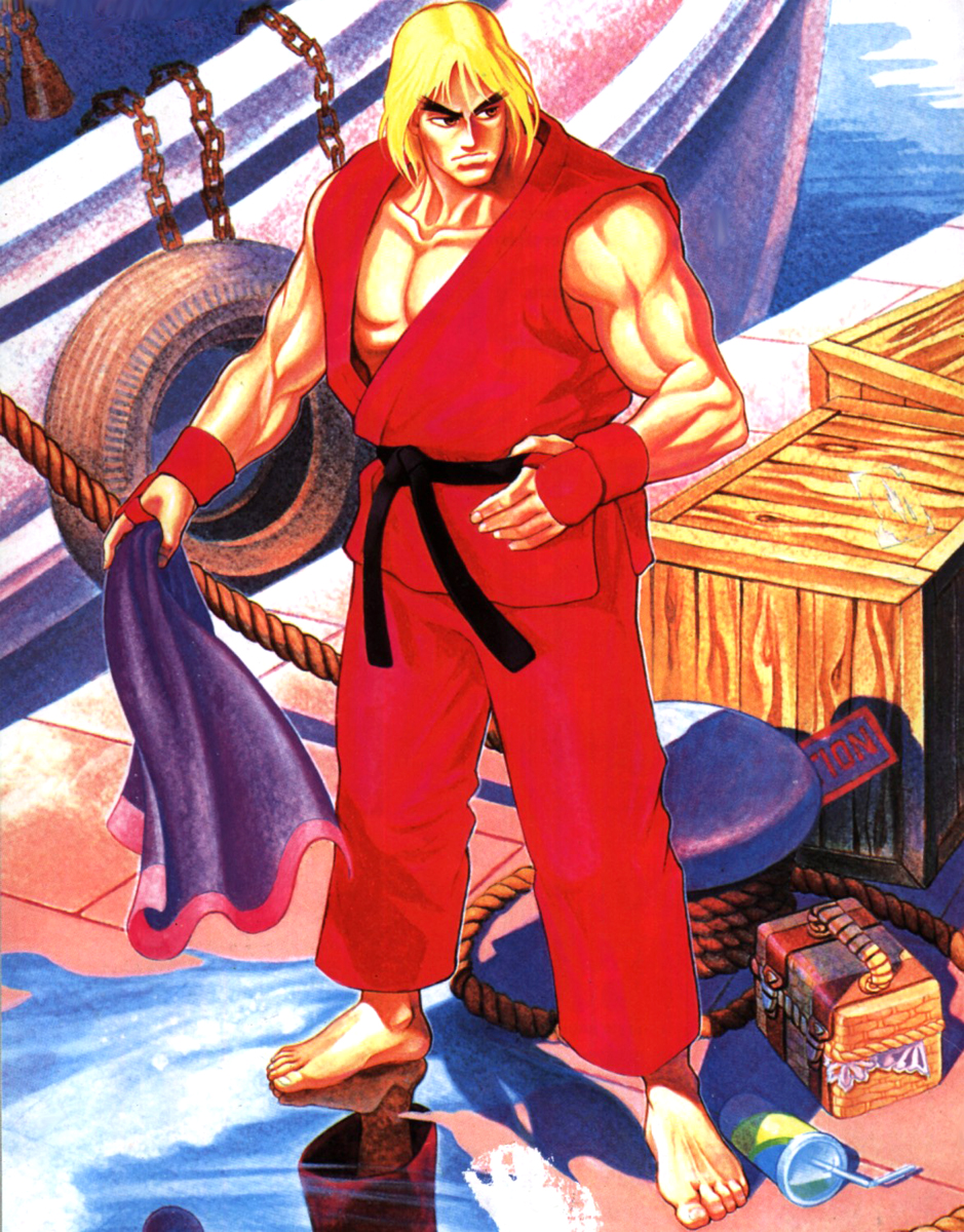 Ken Imagens do personagem, Images, Street Fighter II, Museu