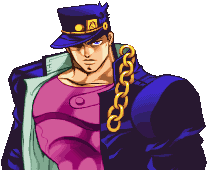 Was the HFTF Jotaro pose created because the actual Jotaro