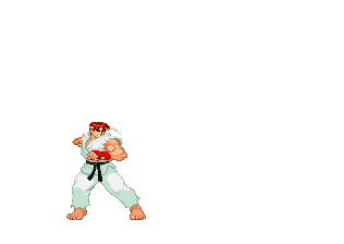 Ryu Street Fighter Hadouken Gif