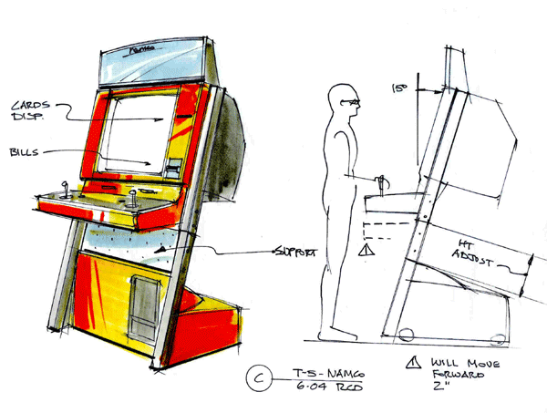 Tekken 5 Arcade Cabinet Design Images