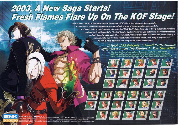 King of Fighters 2003 Poster