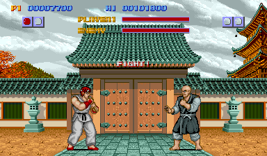 Street Fighter (1987) - Art Gallery / Arcade Cabinet Design