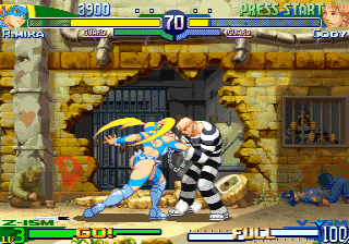 Screenshot of Street Fighter Alpha 3 (Arcade, 1998) - MobyGames