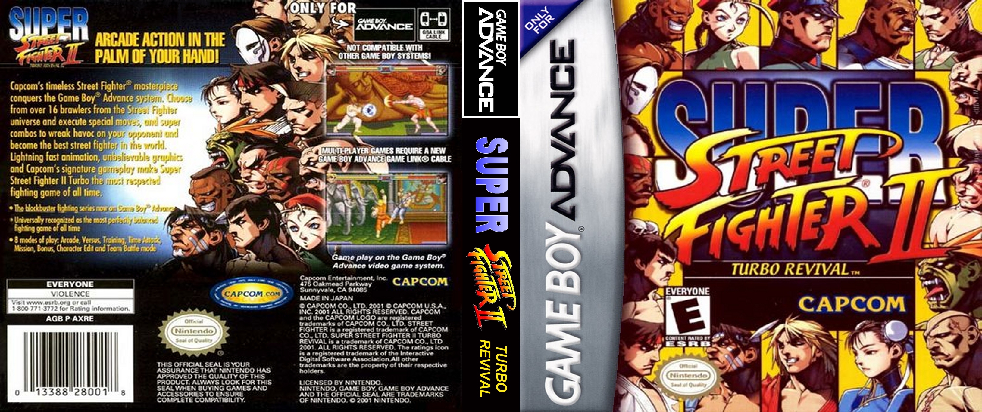 Super Street Fighter II Turbo Revival (Various Patches) (GBA HACK