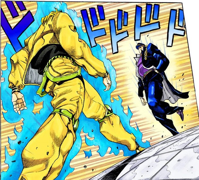 Was the HFTF Jotaro pose created because the actual Jotaro