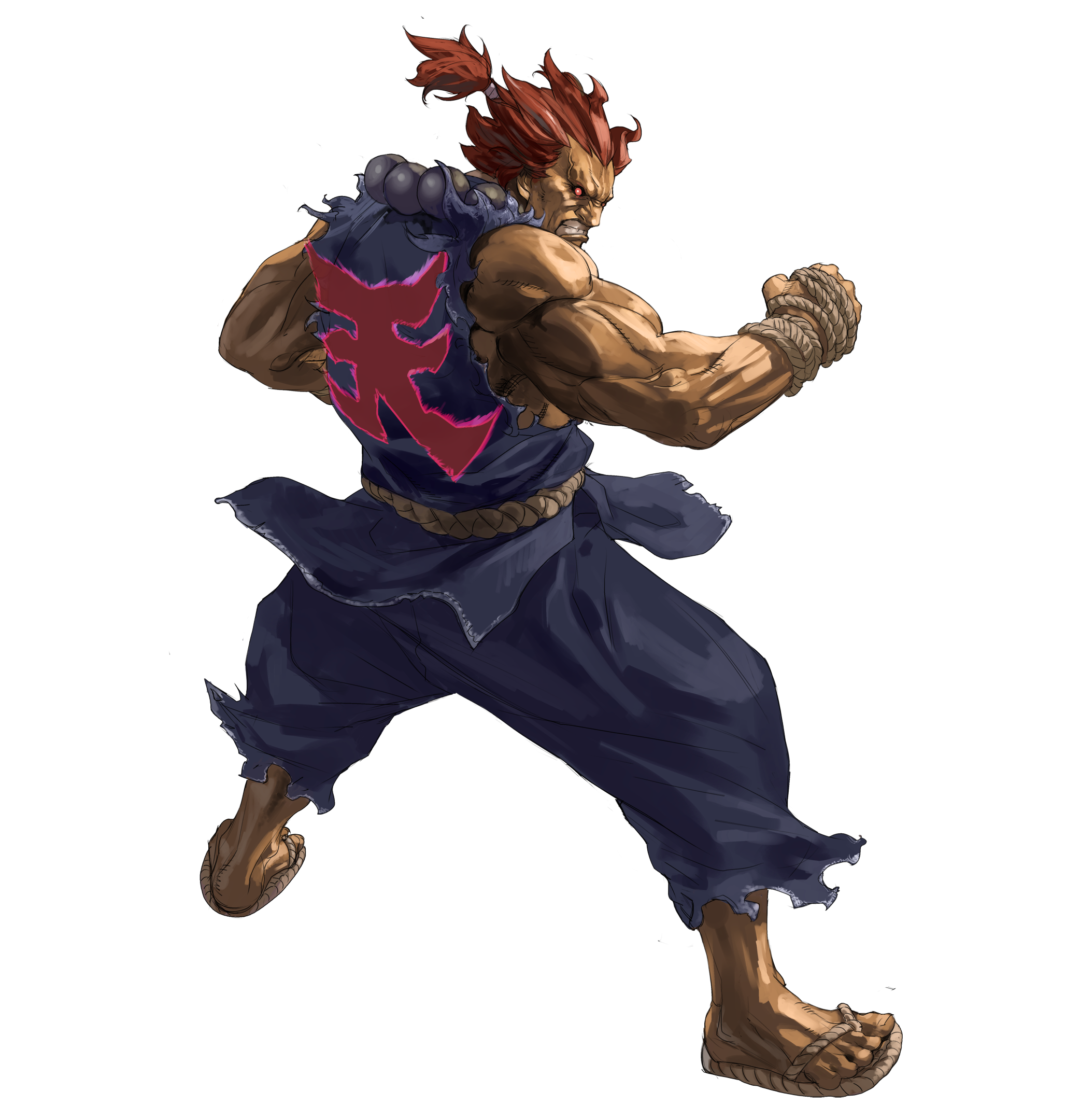 天 Fighters Generation on X: 🔥 Gouki / Akuma Street Fighter III: 3rd Strike  artwork and early sketch by Daigo Ikeno. @goidanokei #streetfighter #fgc   / X