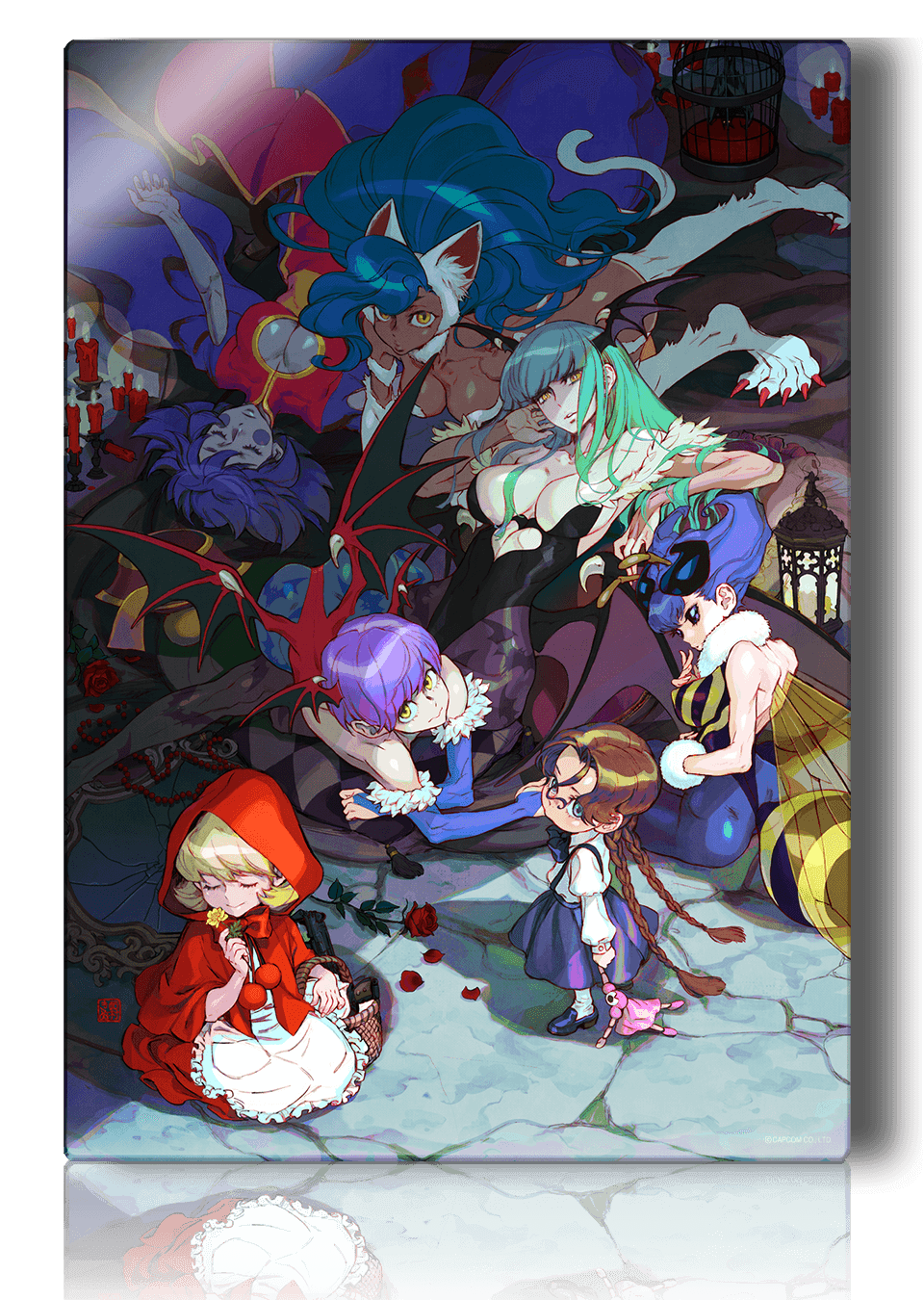 Kinu Nishimura Darkstalkers th Anniversary Art   TFG News