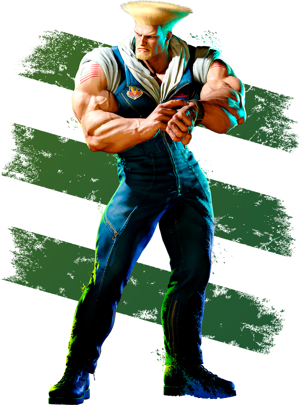 Guile Character Concept Art, Images, Street Fighter II, Museum