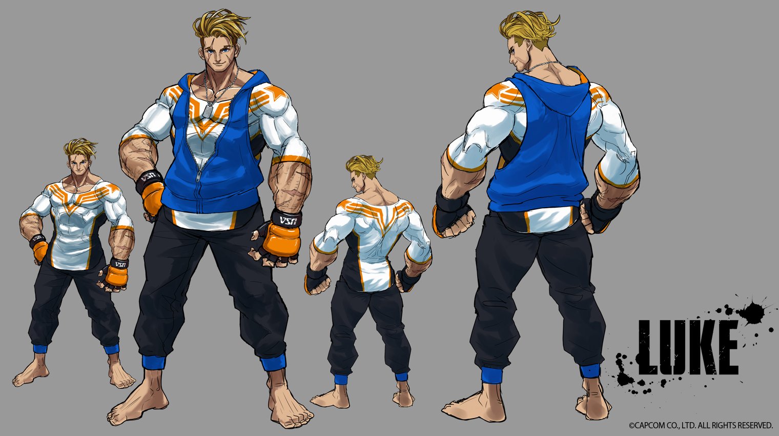 Ryu Character Images, Game Design Docs, Street Fighter 6, Museum