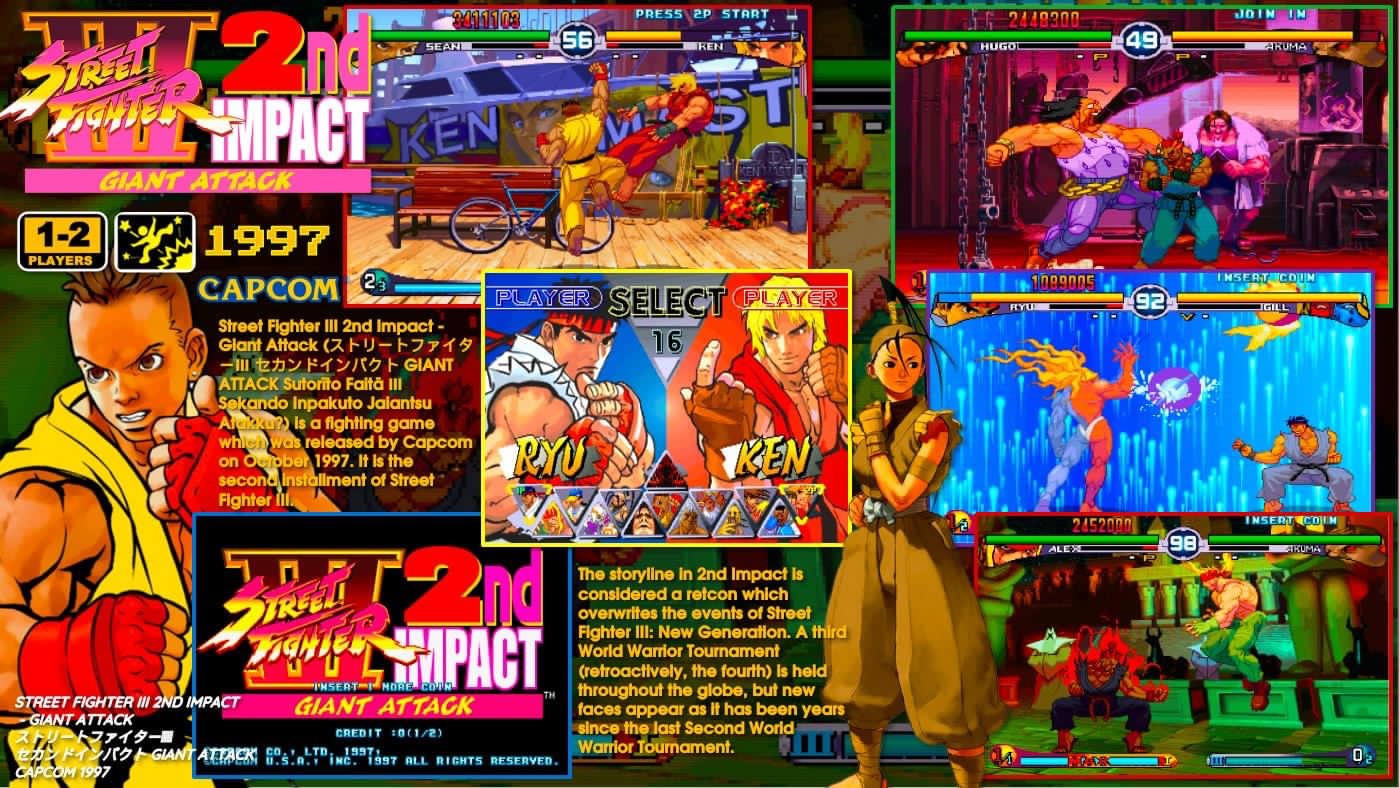 Review: Street Fighter III New Generation/Second Impact- Rolling