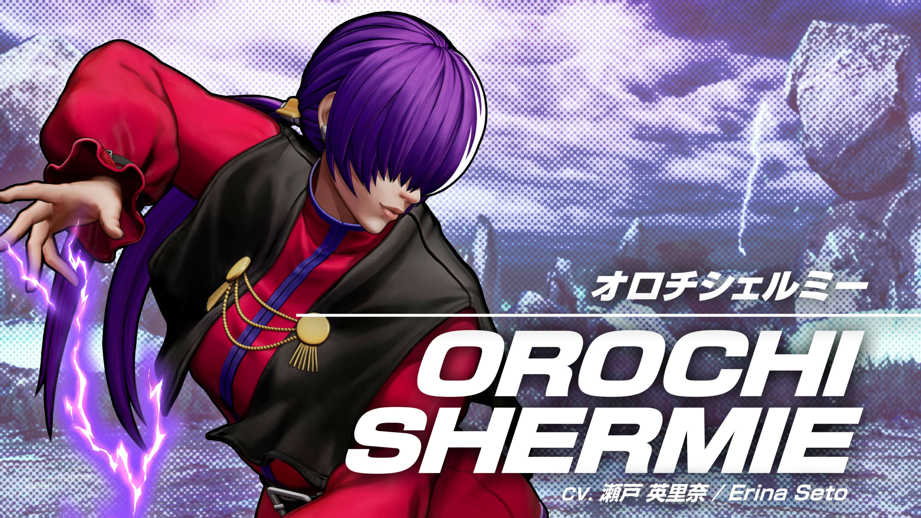 Orochi, anime, iori, iori yagami, kof, leona, snk, the king of