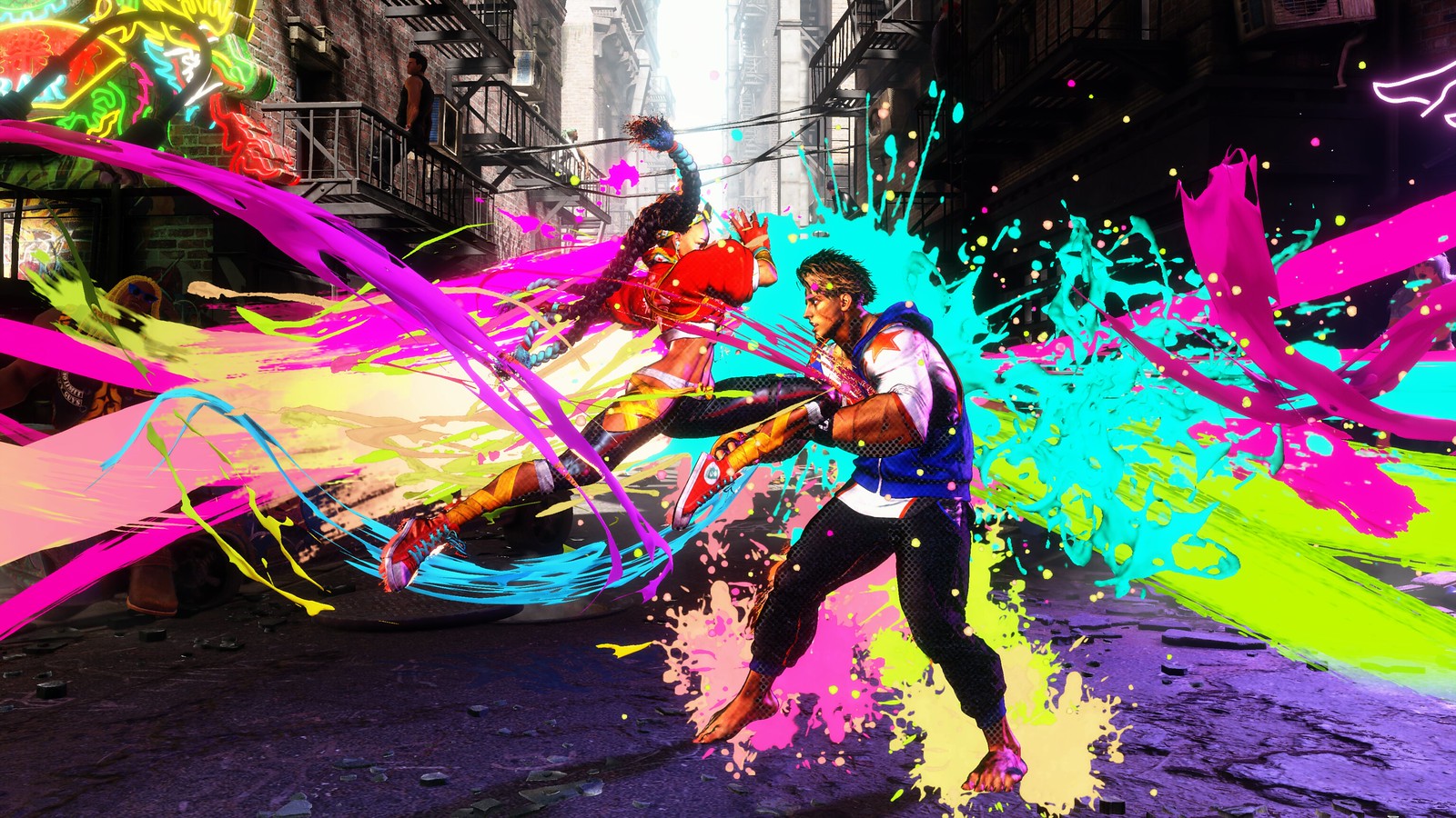 Beautiful hi-res screenshots and character art for Ken, Dhalsim