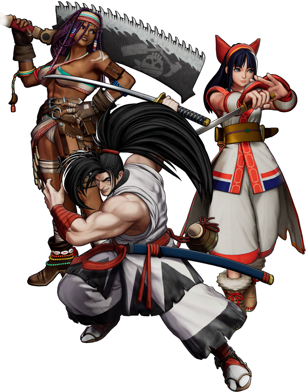 KOF XV DLC Characters Team SAMURAI