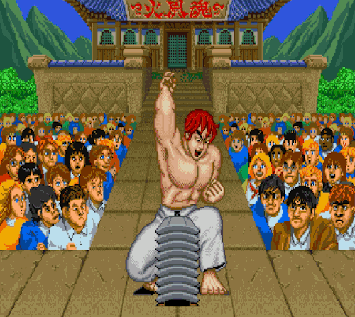 Street Fighter 1 (Arcade) Japan Stage 1: Ryu vs. Retsu 