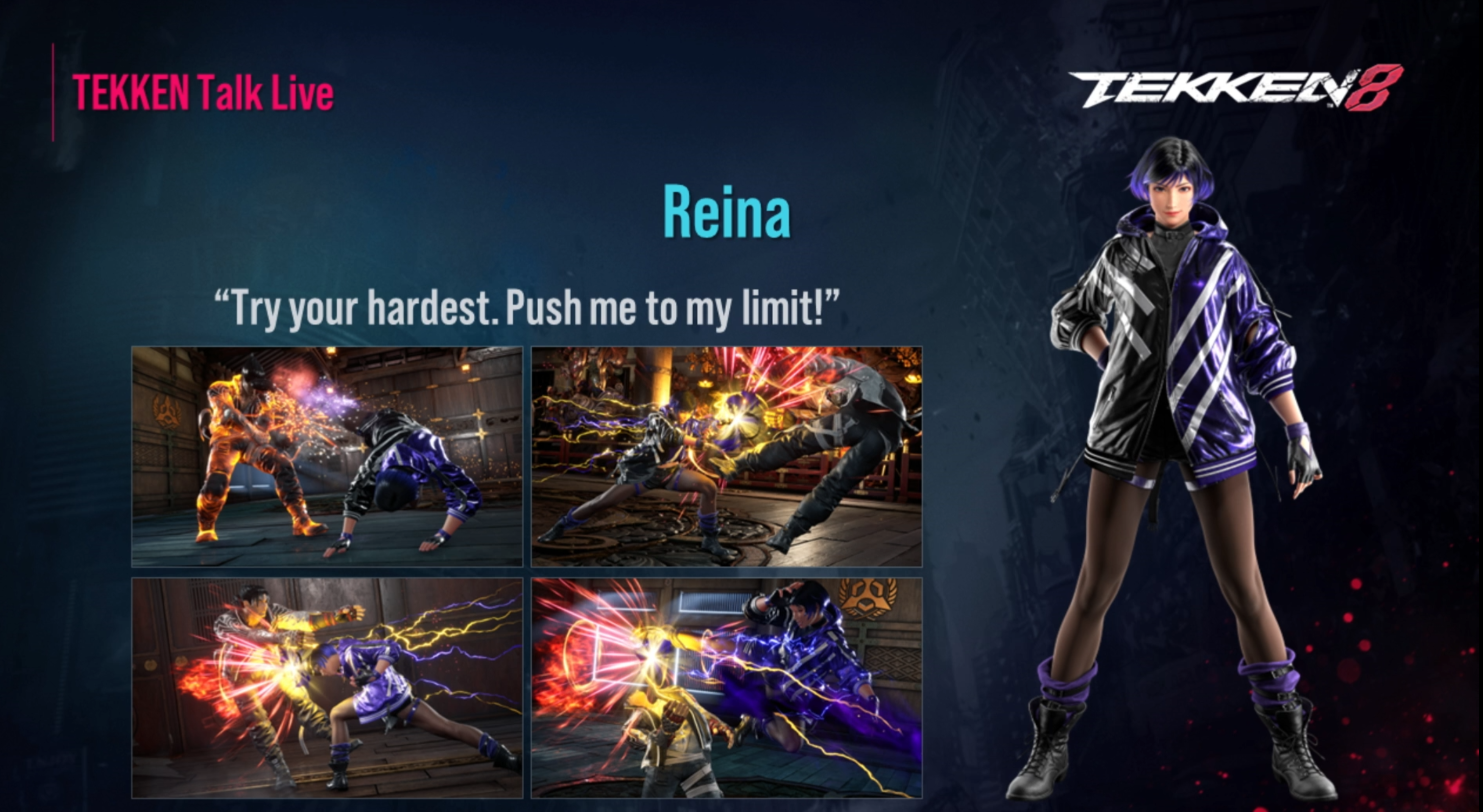 Tekken 8 adds newcomer Reina - Gematsu