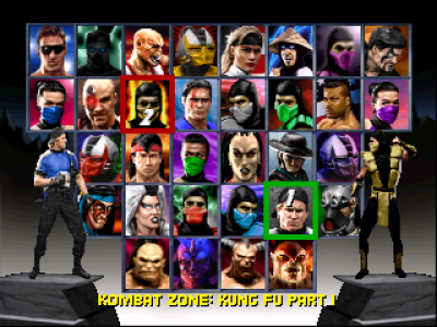 Mortal Kombat Trilogy [N64, PC, PS1, SS] – Cyrax (Shark) / Various