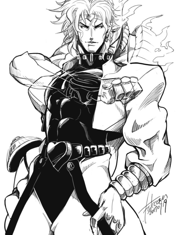 Dio Wryyy Pose Manga