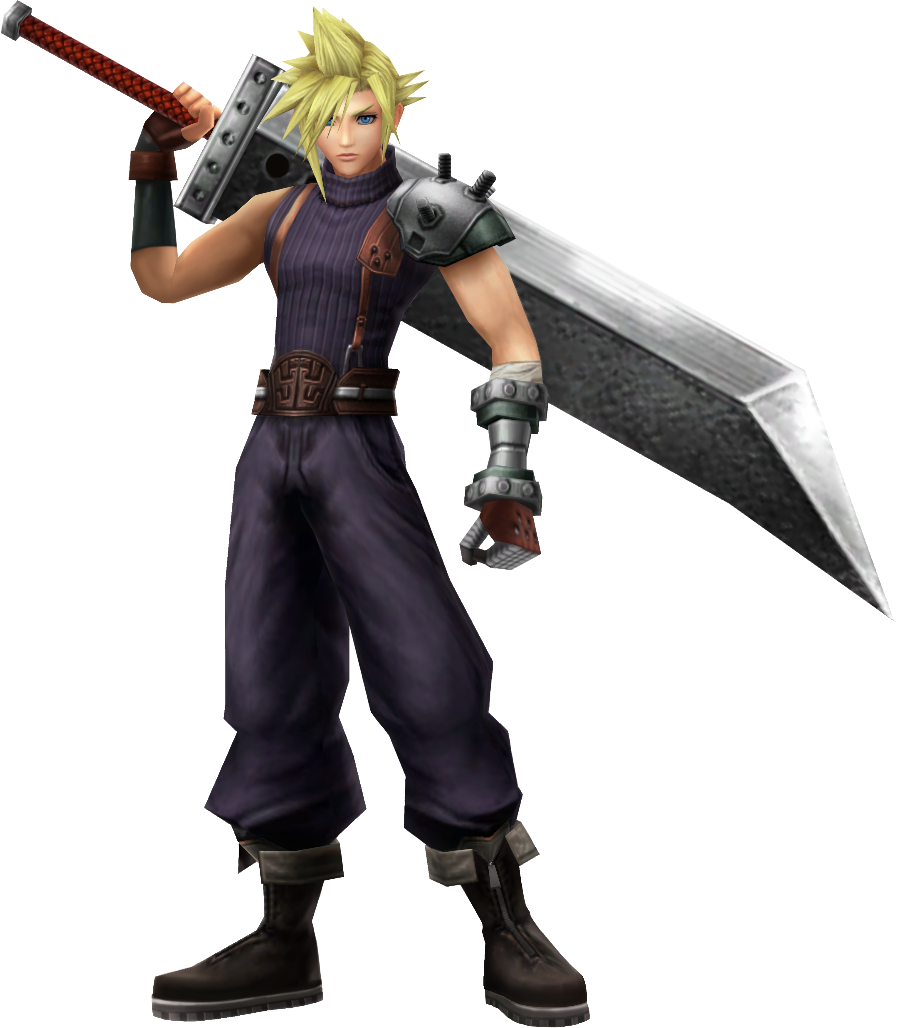 Cloud Strife FF7 Ehrgeiz Art Gallery TFG