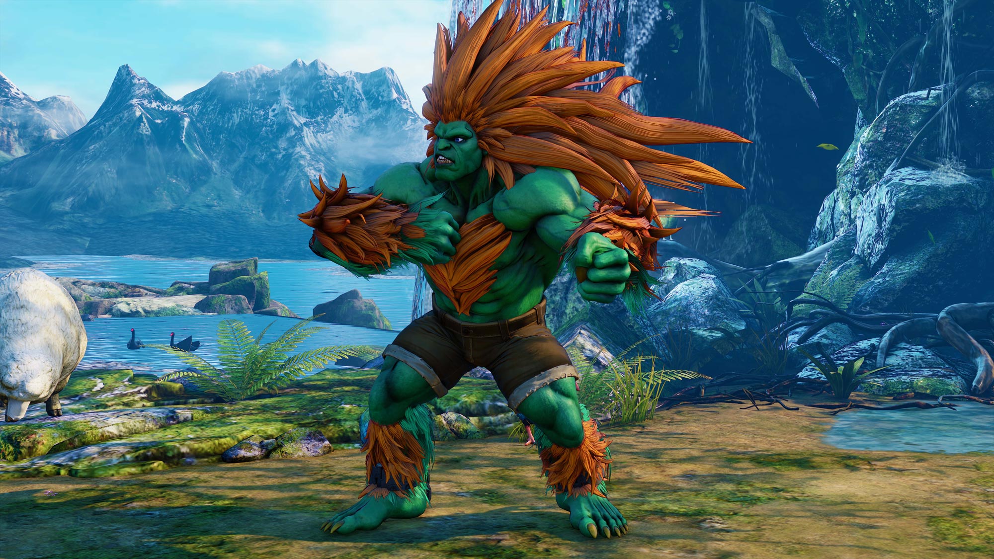 Ameen Art - Blanka Battle outfit from Street Fighter V: Arcade Edition