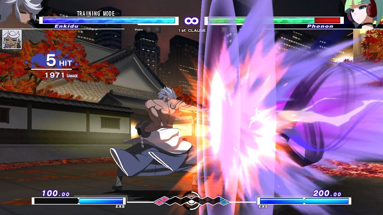 Game settings - Under Night In-Birth Exe:Late[st]