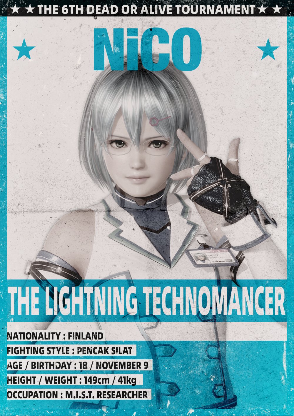 DOA6 Character: NiCO