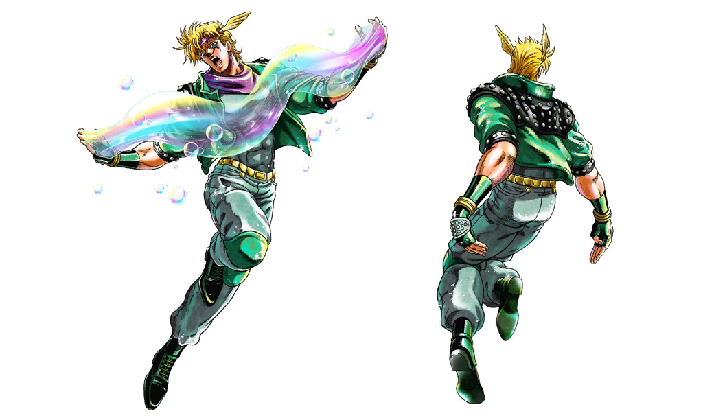 Jojo and Caesar's pose. 