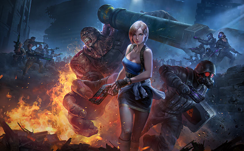 Jill Valentine Joins Capcom's Mobile Card Title, TEPPEN