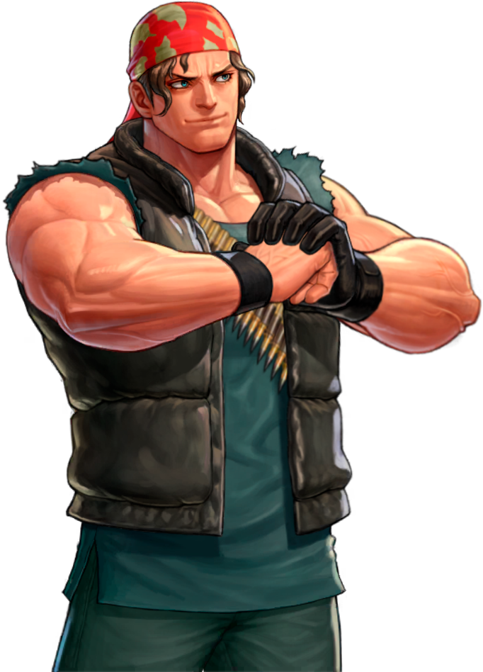 Sugestão de personagens Ralf kof 98 e clark kof 98 - The King of