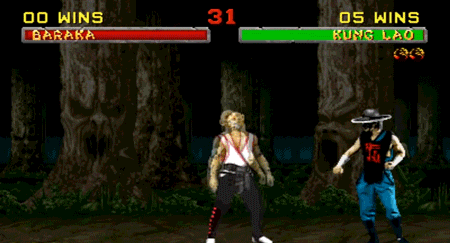 Mortal Kombat Baraka Finish Him GIF
