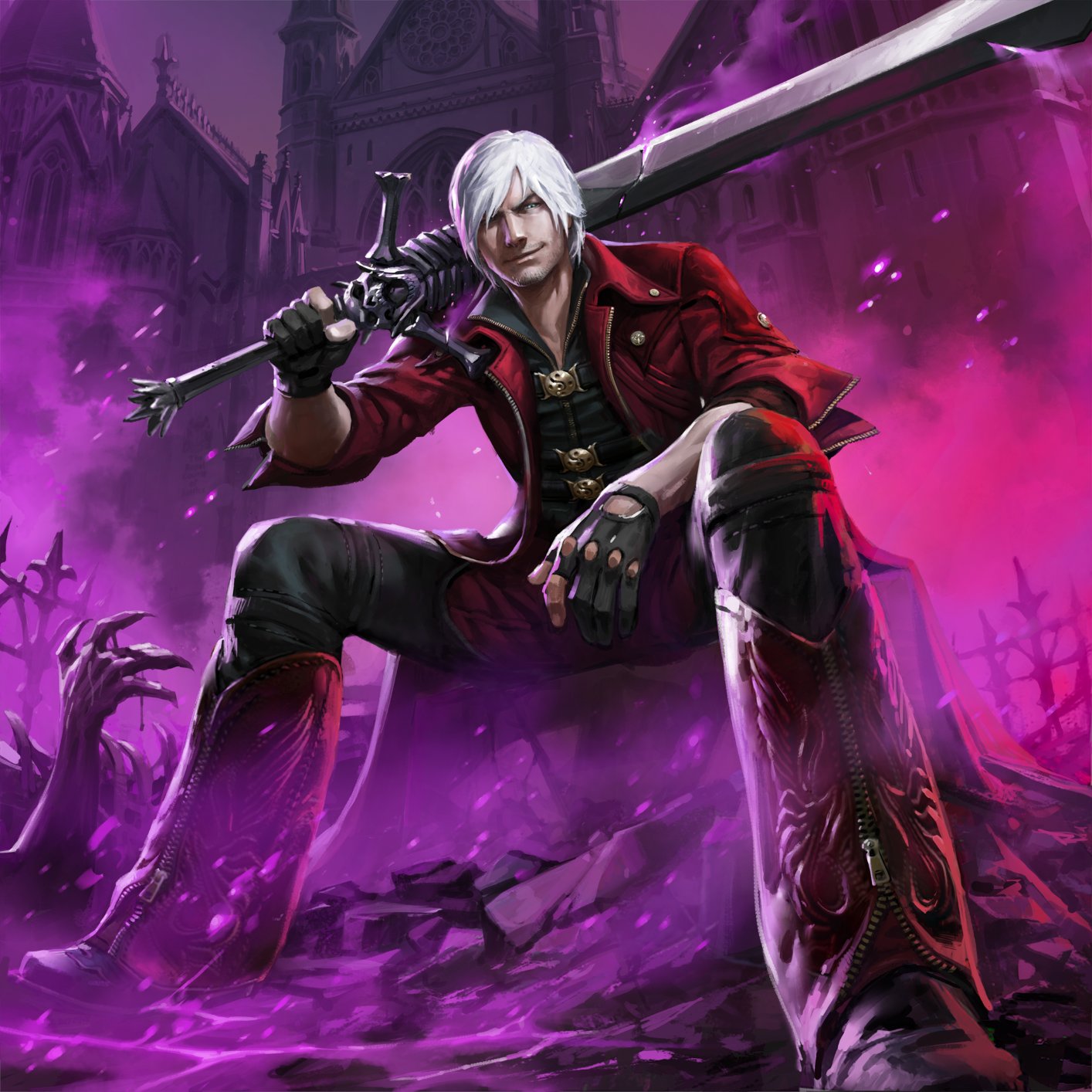 Main Characters Illustration - Devil May Cry 5 Art Gallery