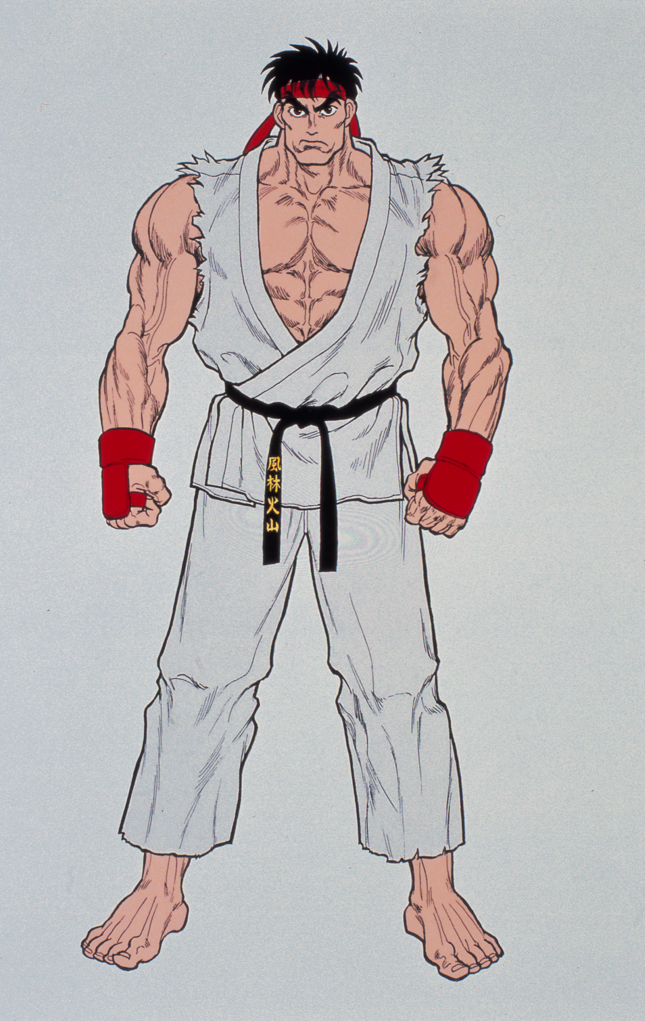 Ryu Character Concept Art, Images, Street Fighter II, Museum