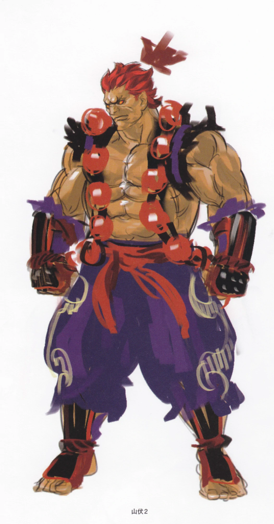 天 Fighters Generation on X: 🔥 Gouki / Akuma Street Fighter III: 3rd Strike  artwork and early sketch by Daigo Ikeno. @goidanokei #streetfighter #fgc   / X