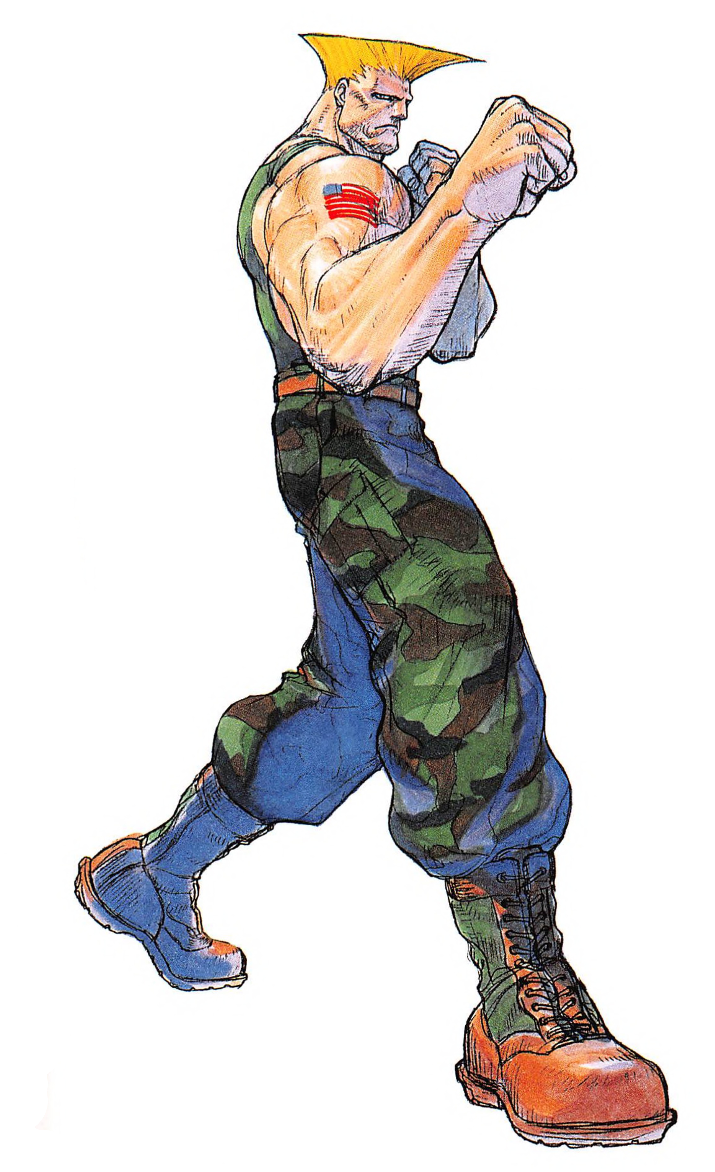 Guile, Street Fighter II  Street fighter characters, Street