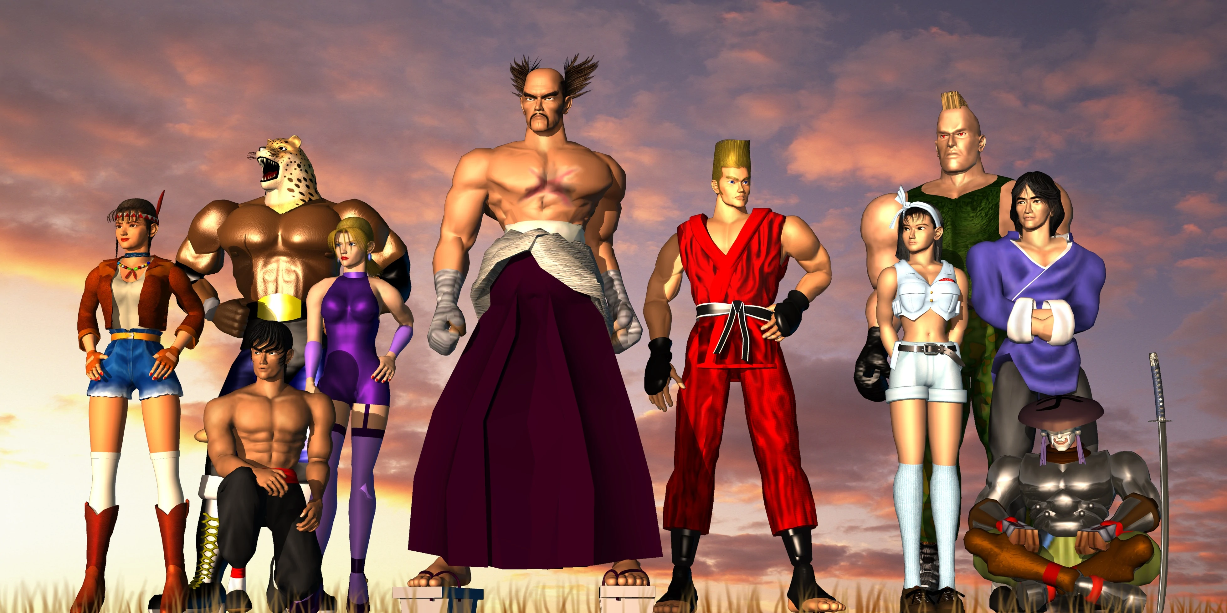 tekken2-character-art-poster.png