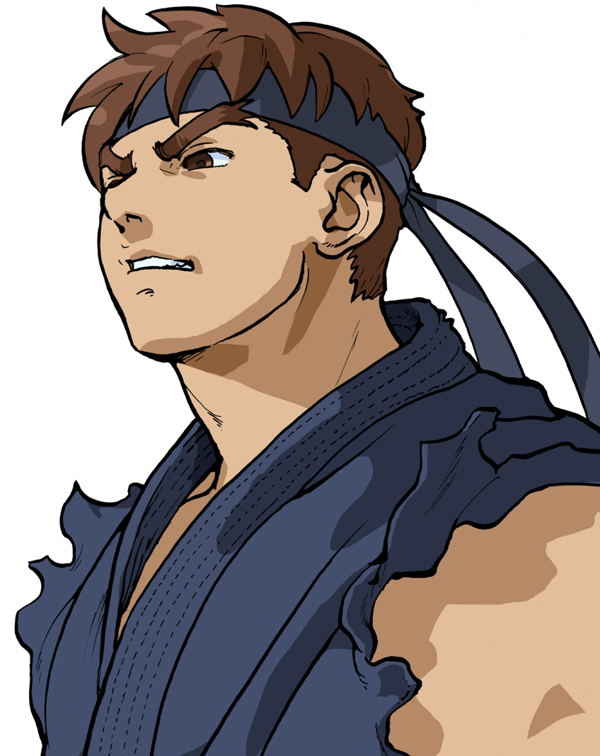 STREET FIGHTER ALPHA ZERO RYU ANIME PRODUCTION CEL 3