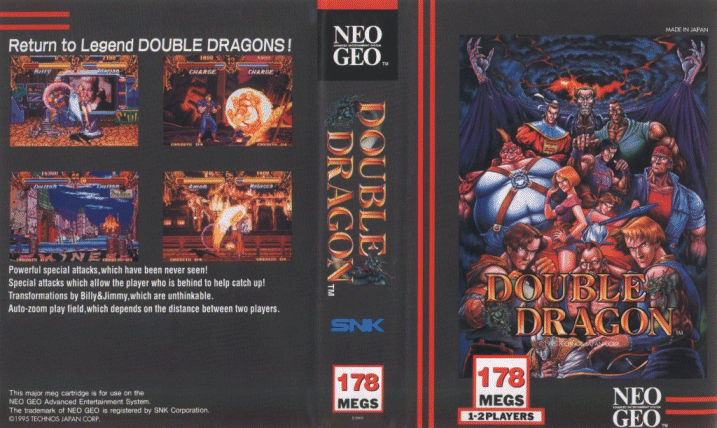 Double Dragon (NeoGeo) Fighting Game - Art Gallery