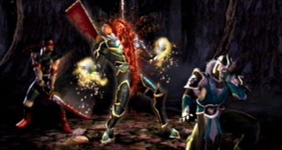 ever battled a blind swordsman? — Kenshi's 2nd Fatality: Gyro-Nope