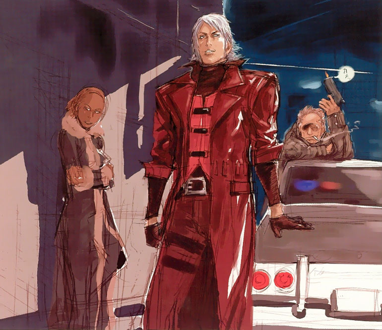Dante Art - Devil May Cry 4 Art Gallery