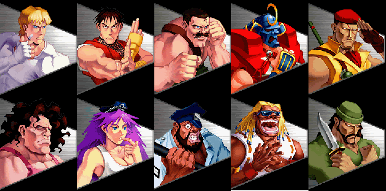 Final Fight Revenge - Character Art Gallery